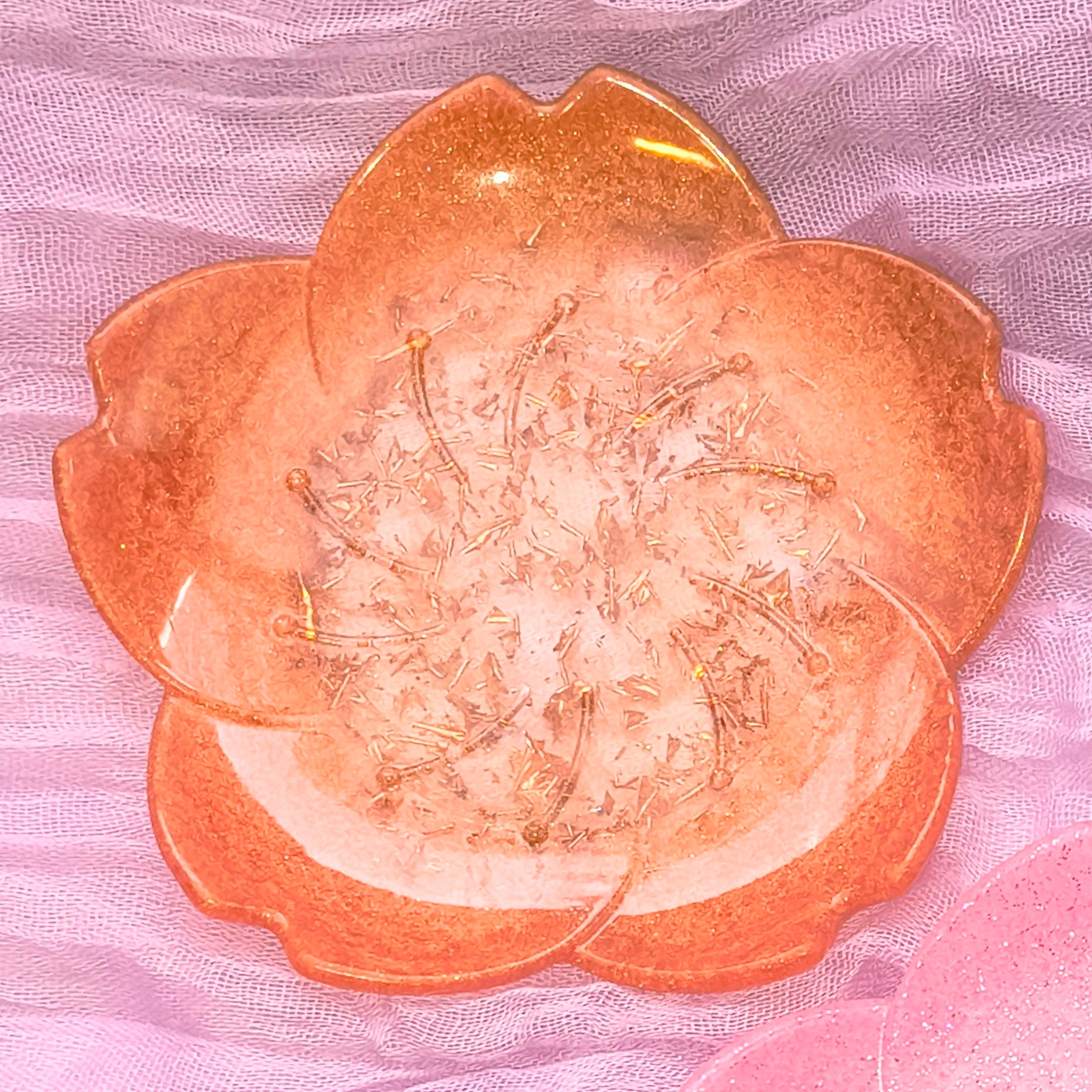 Bronze Flower Tray