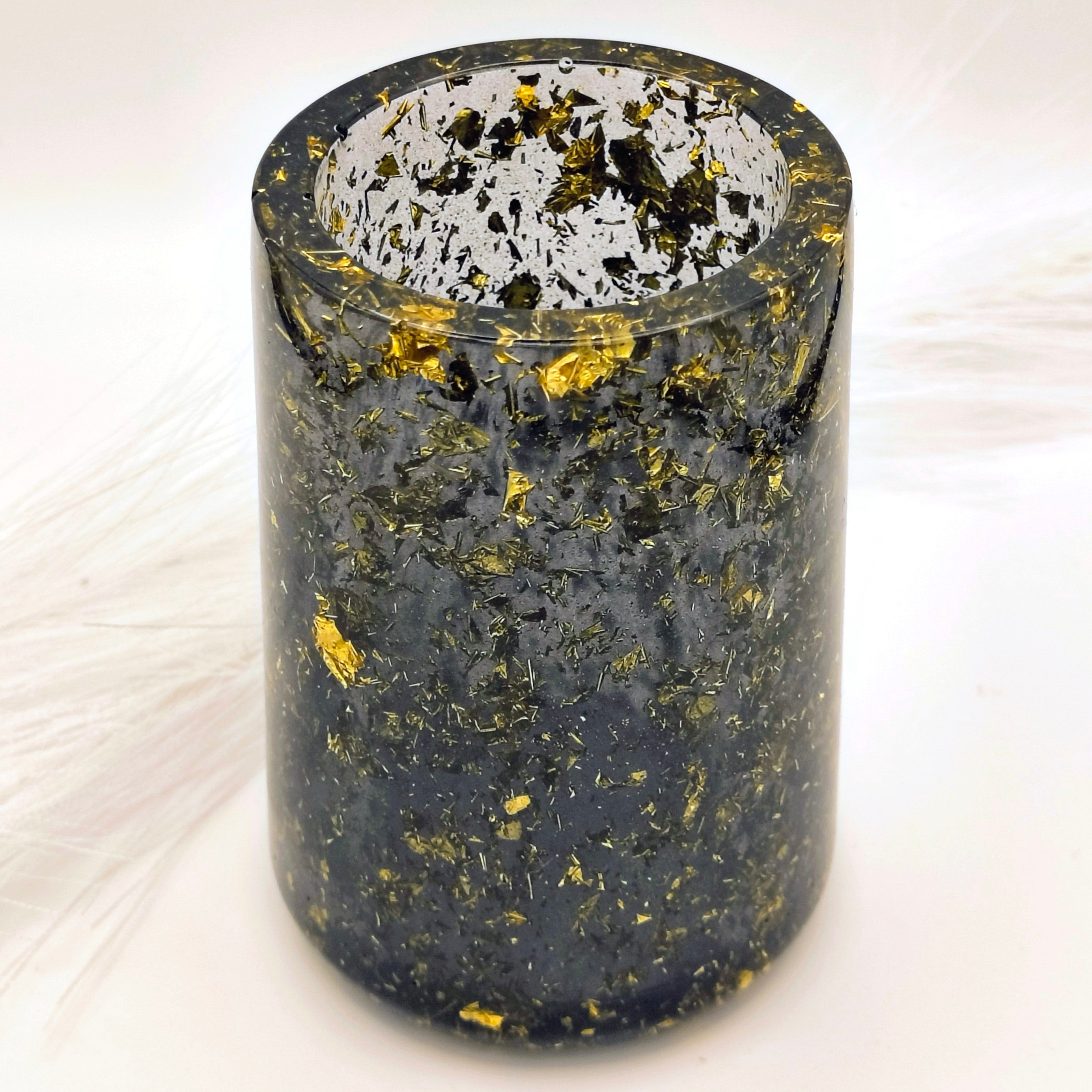Black & Gold Pen Holder