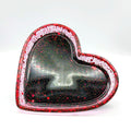 Black & Red Heart Tray