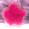 Pink Glitter Flower Tray