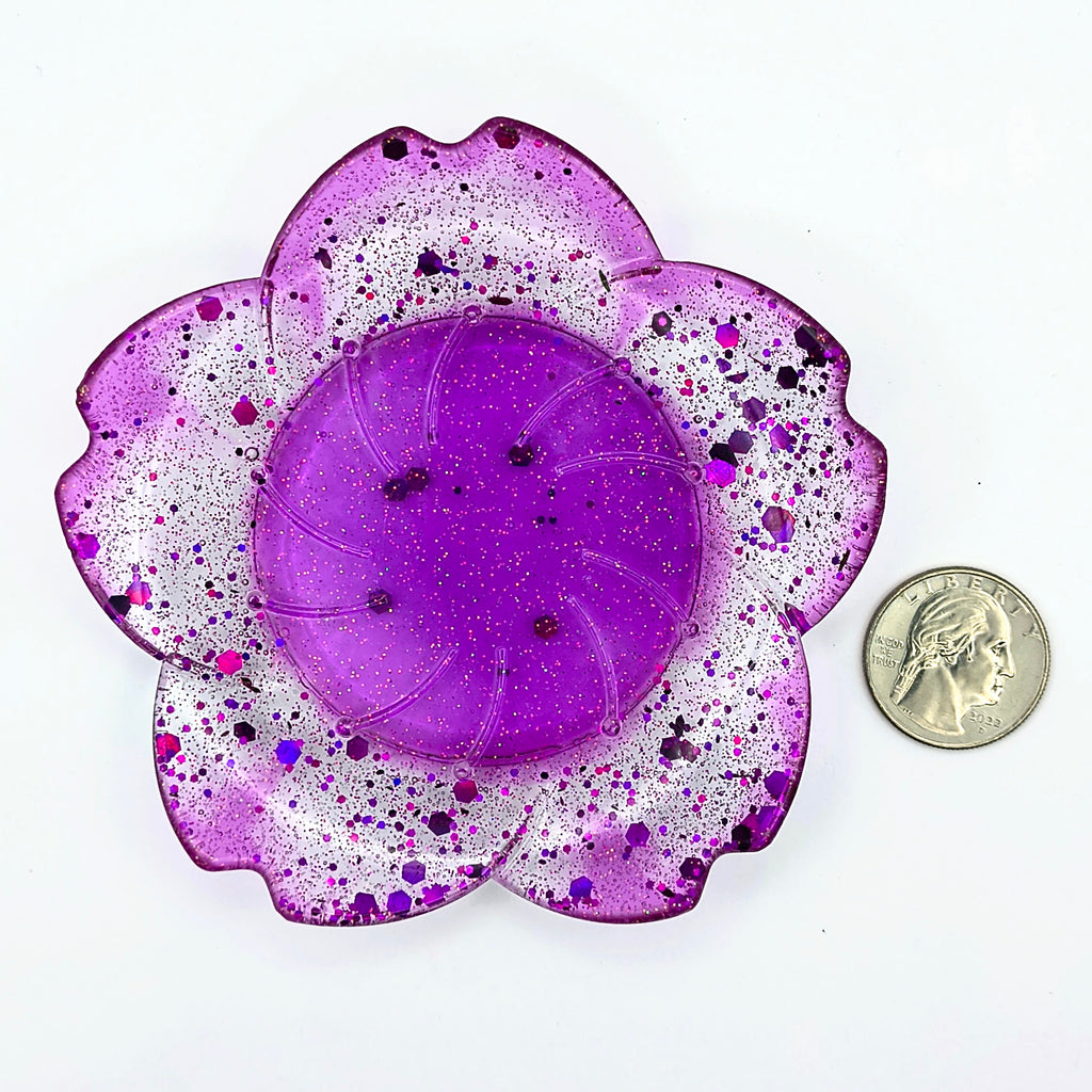 Purple Flower Tray