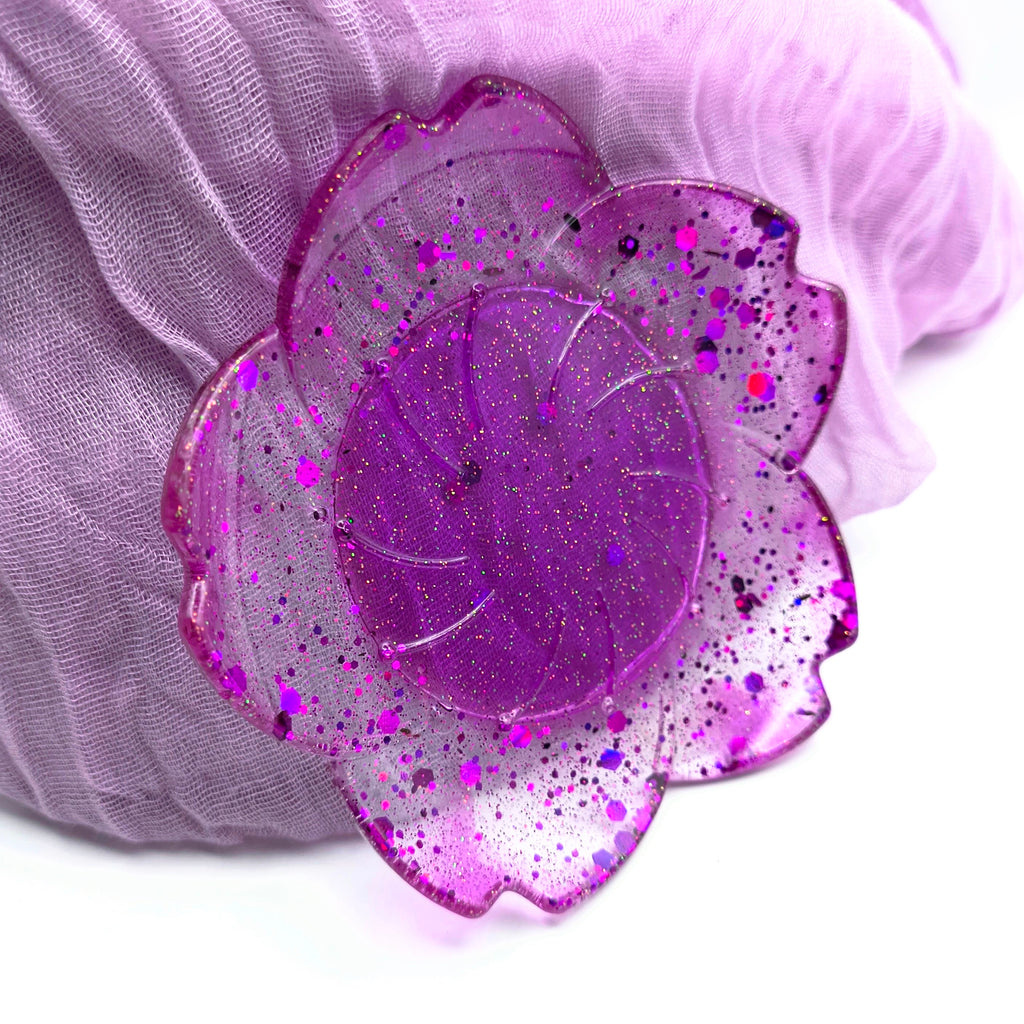 Purple Flower Tray