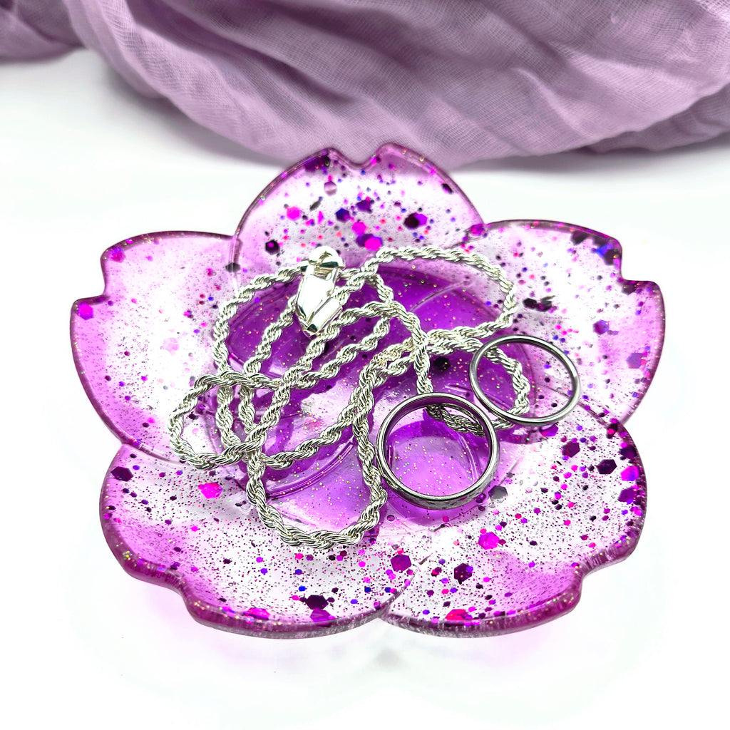 Purple Flower Tray