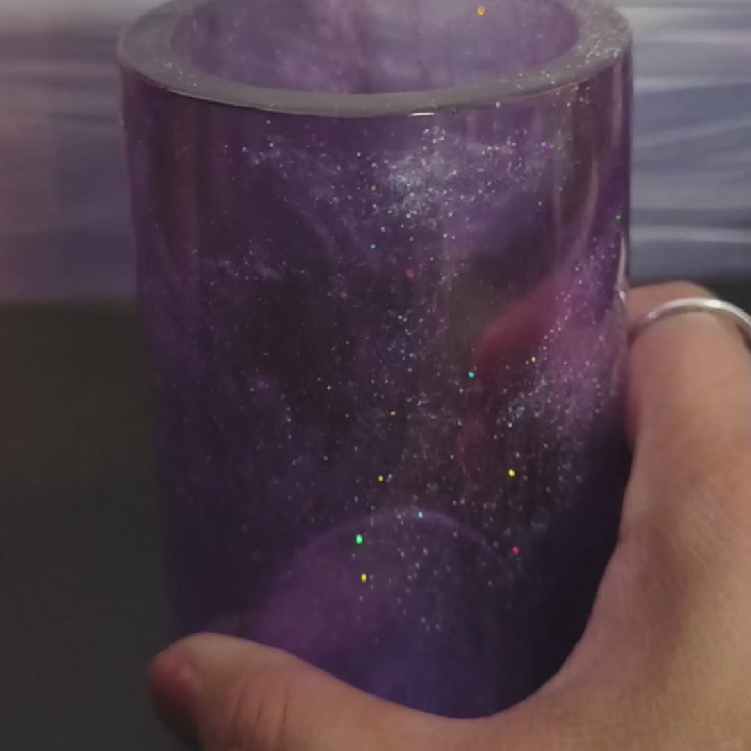 Purple Pen Holder