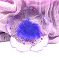 Purple Flower Tray