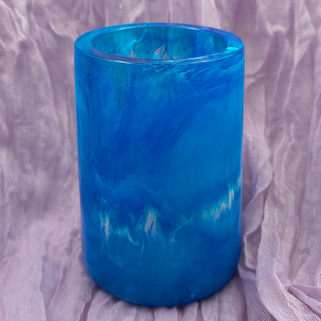 Blue Pen Holder