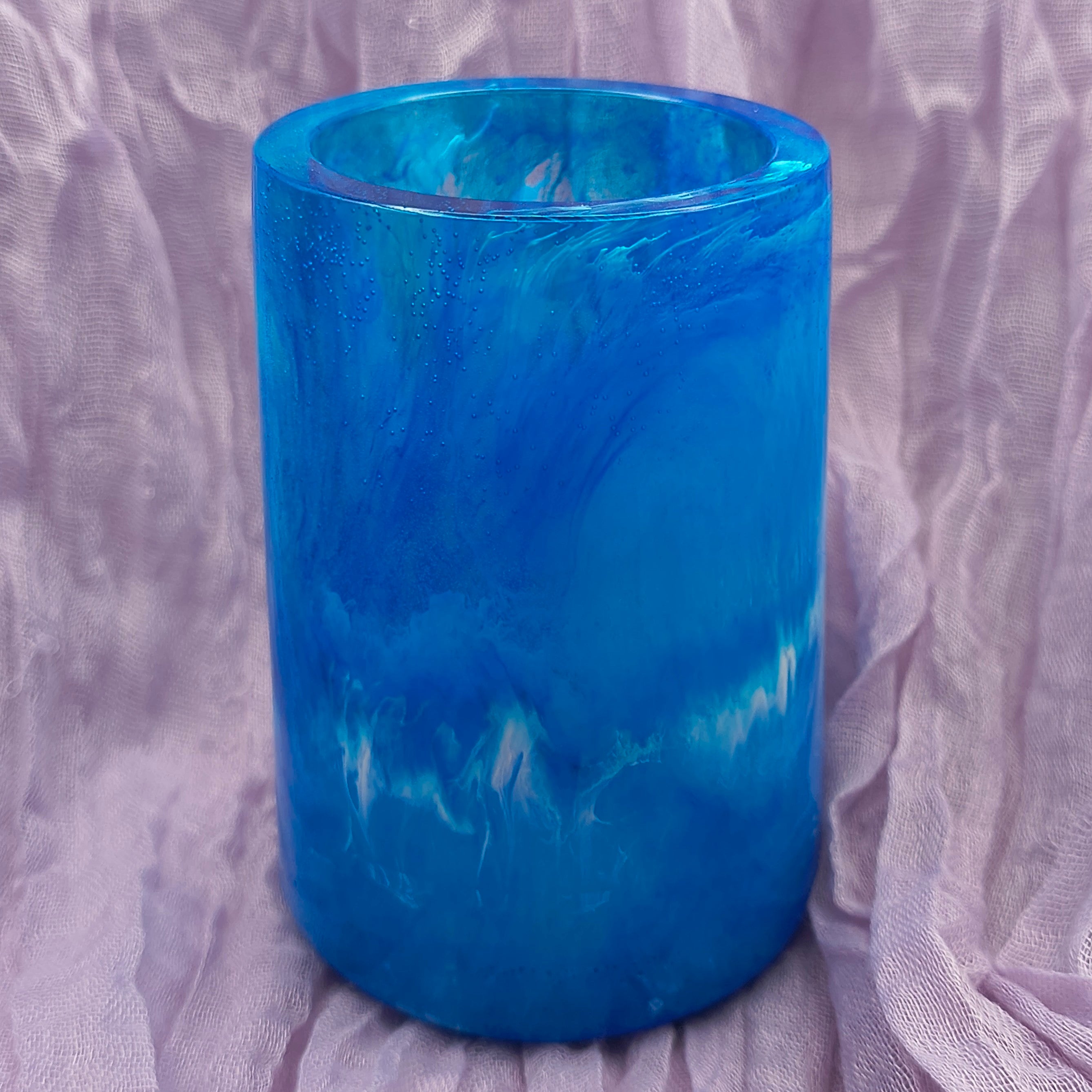 Blue Pen Holder