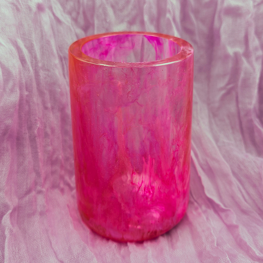Pink & White Pen Holder