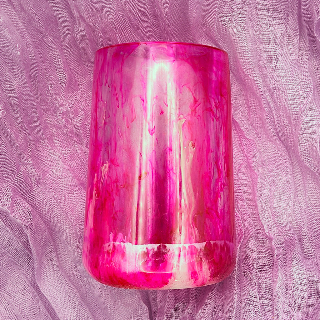 Pink & White Pen Holder