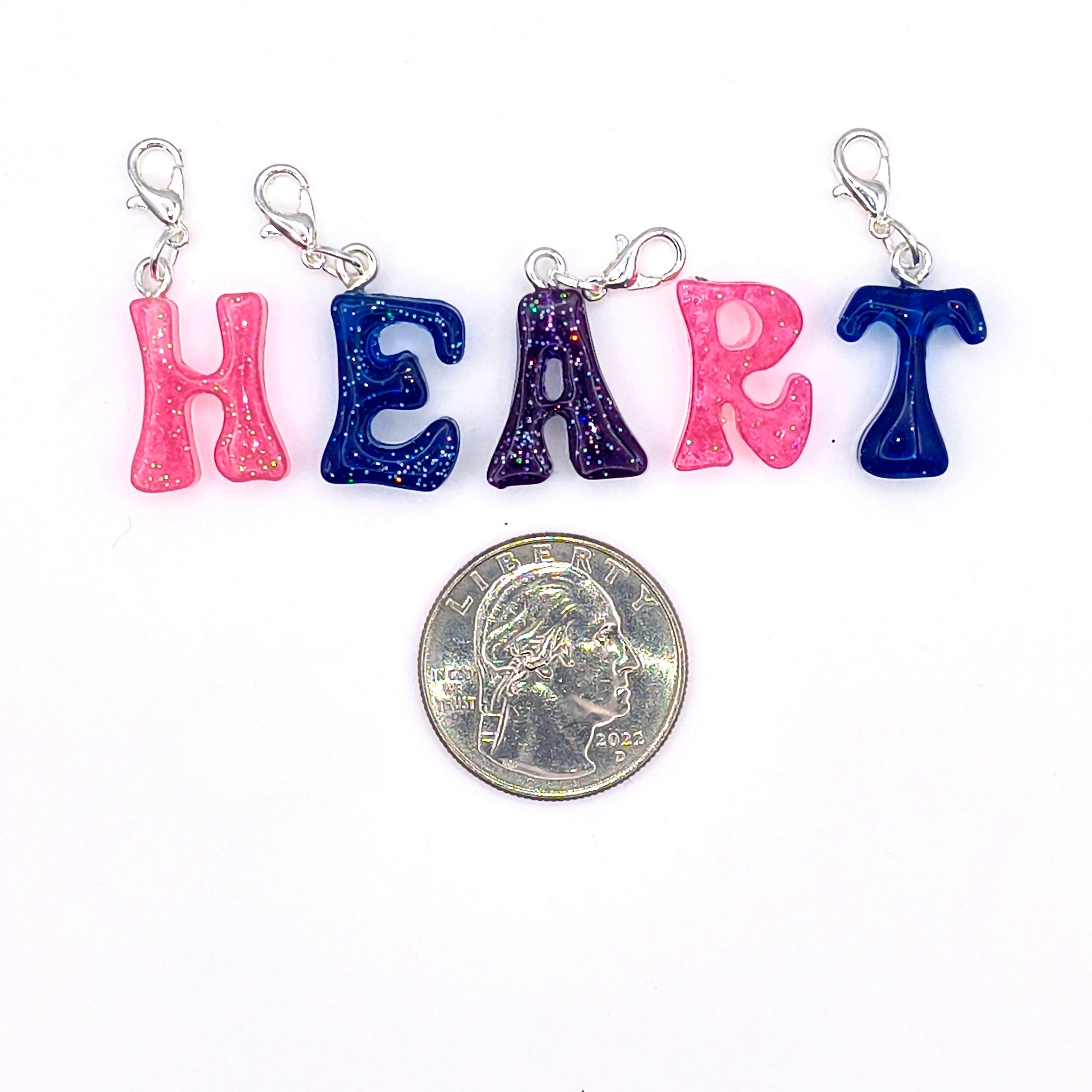1pc Letter Charm