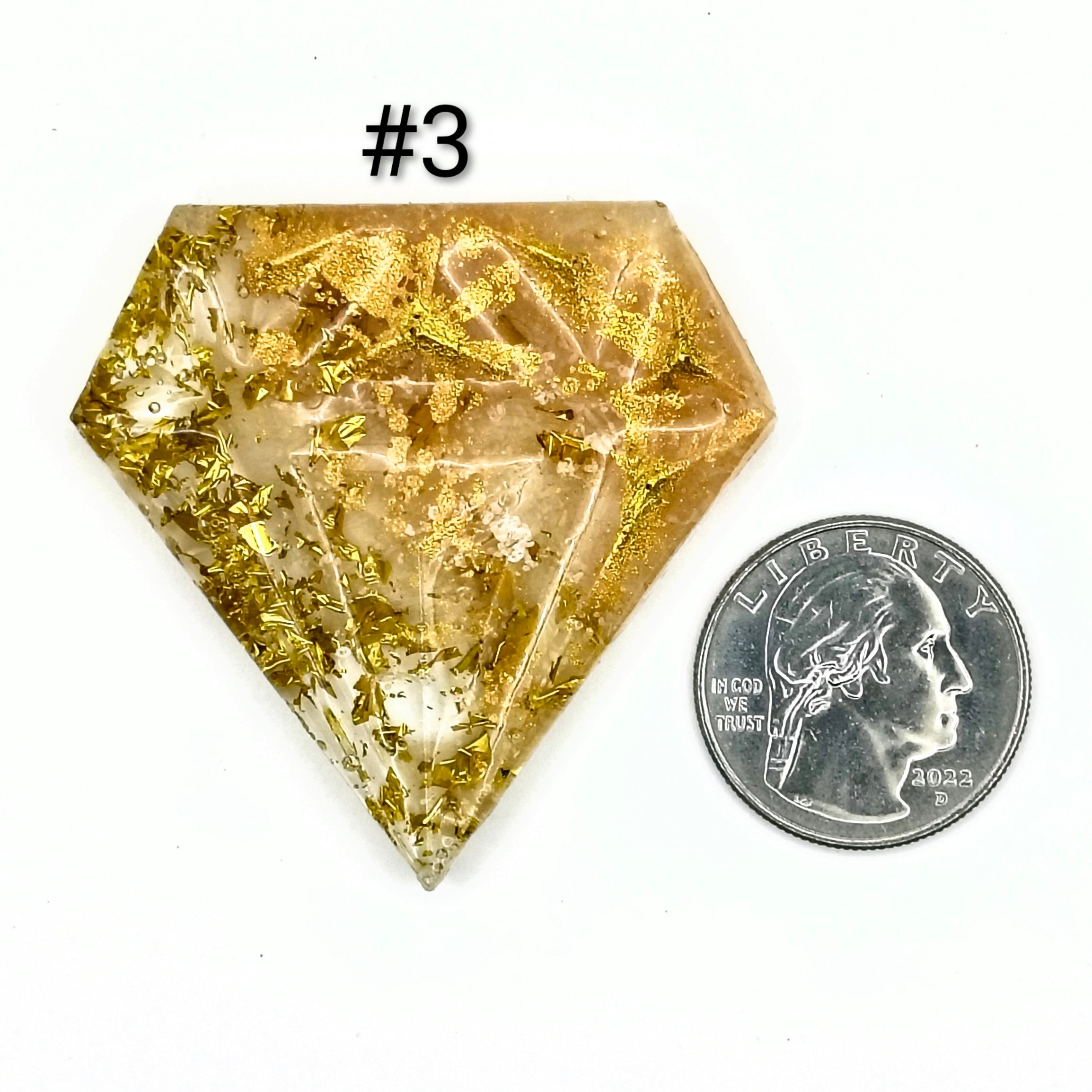 1pc Gold Diamond Coverminder