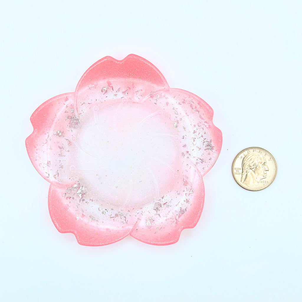 Pink Frost Flower Tray