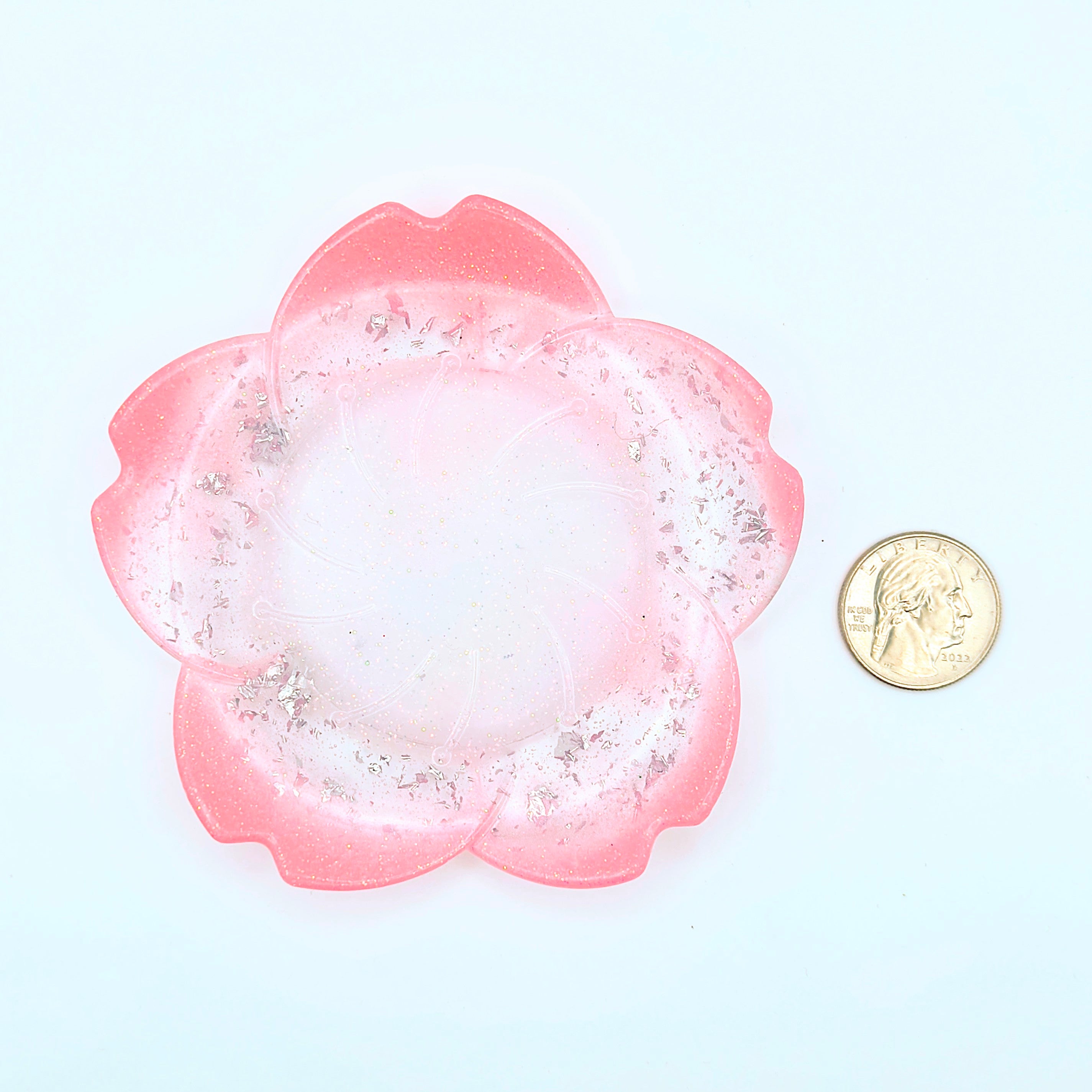 Pink Frost Flower Tray