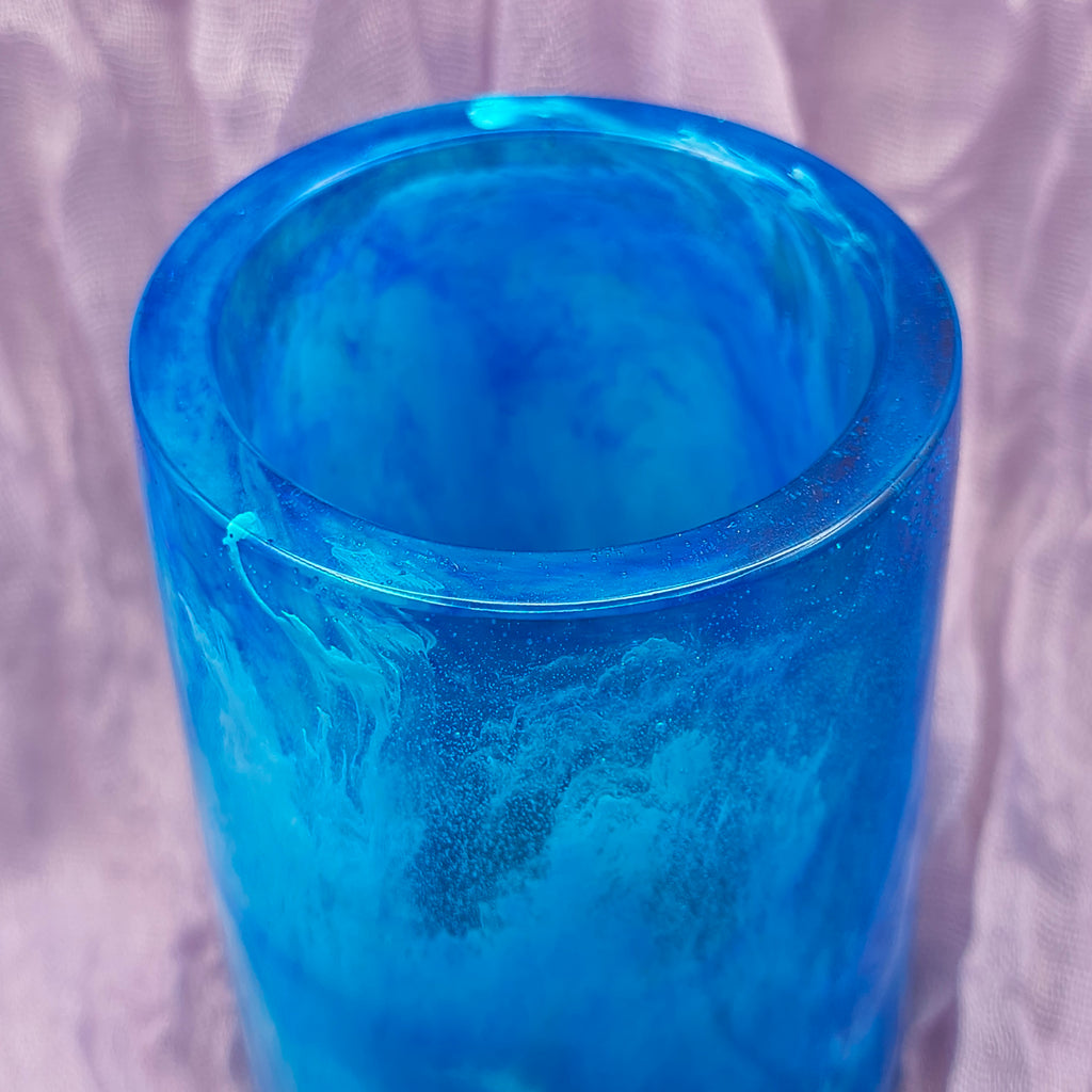 Blue Pen Holder