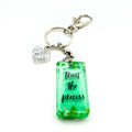 Green "Trust the Process" Keychain