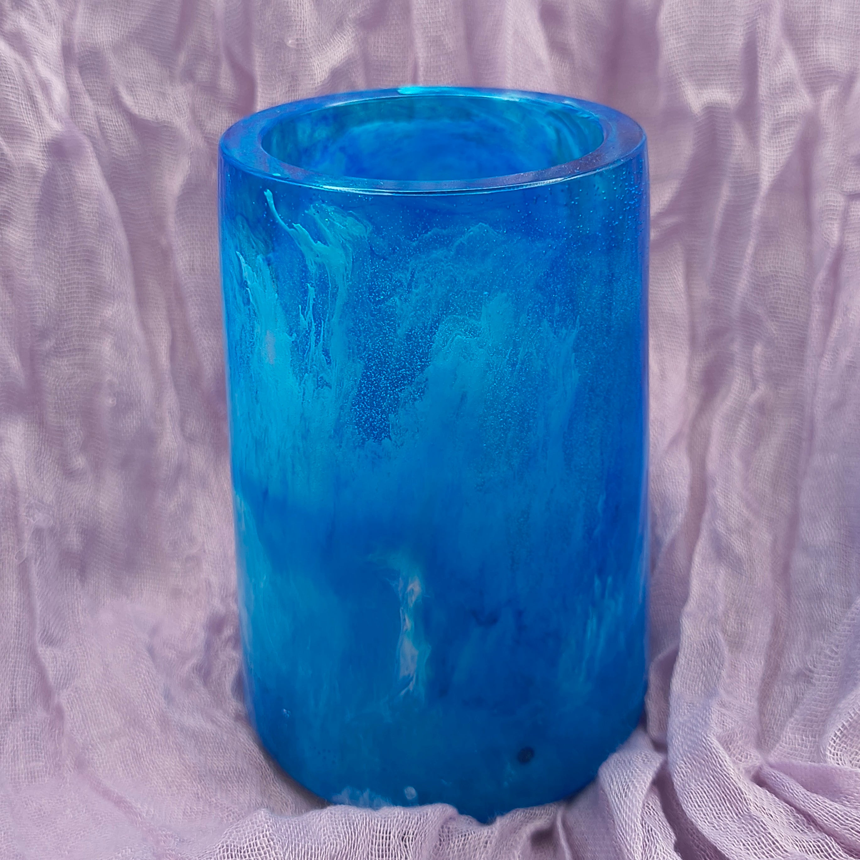 Blue Pen Holder
