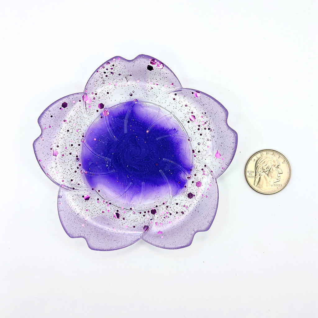 Purple Flower Tray