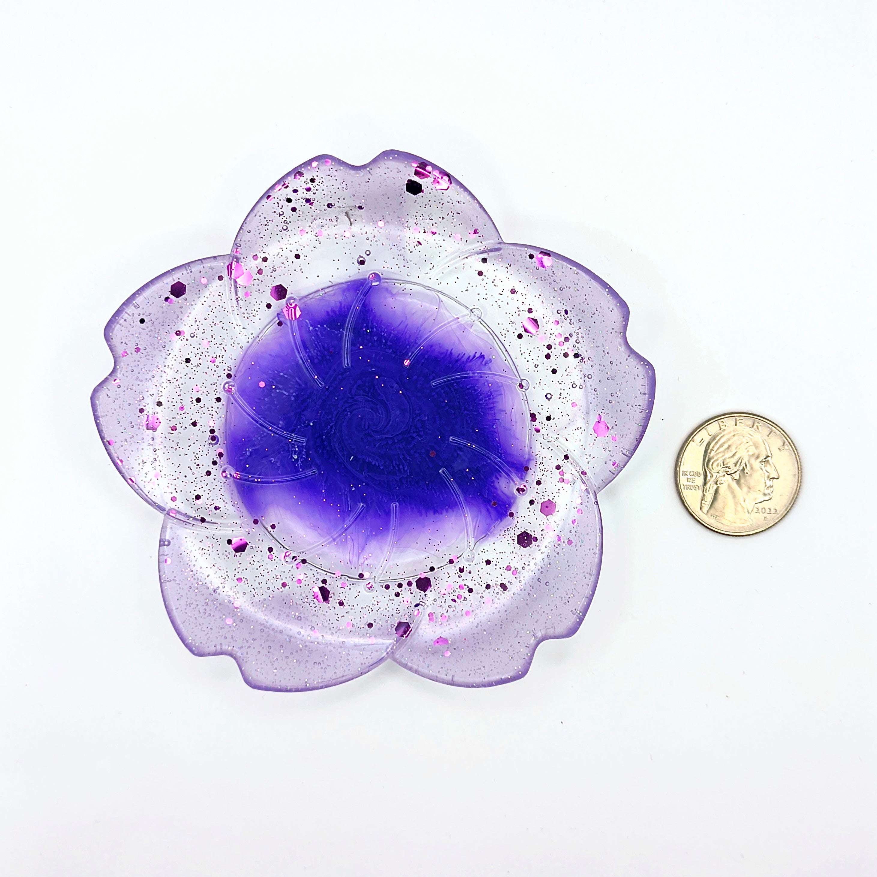 Purple Flower Tray