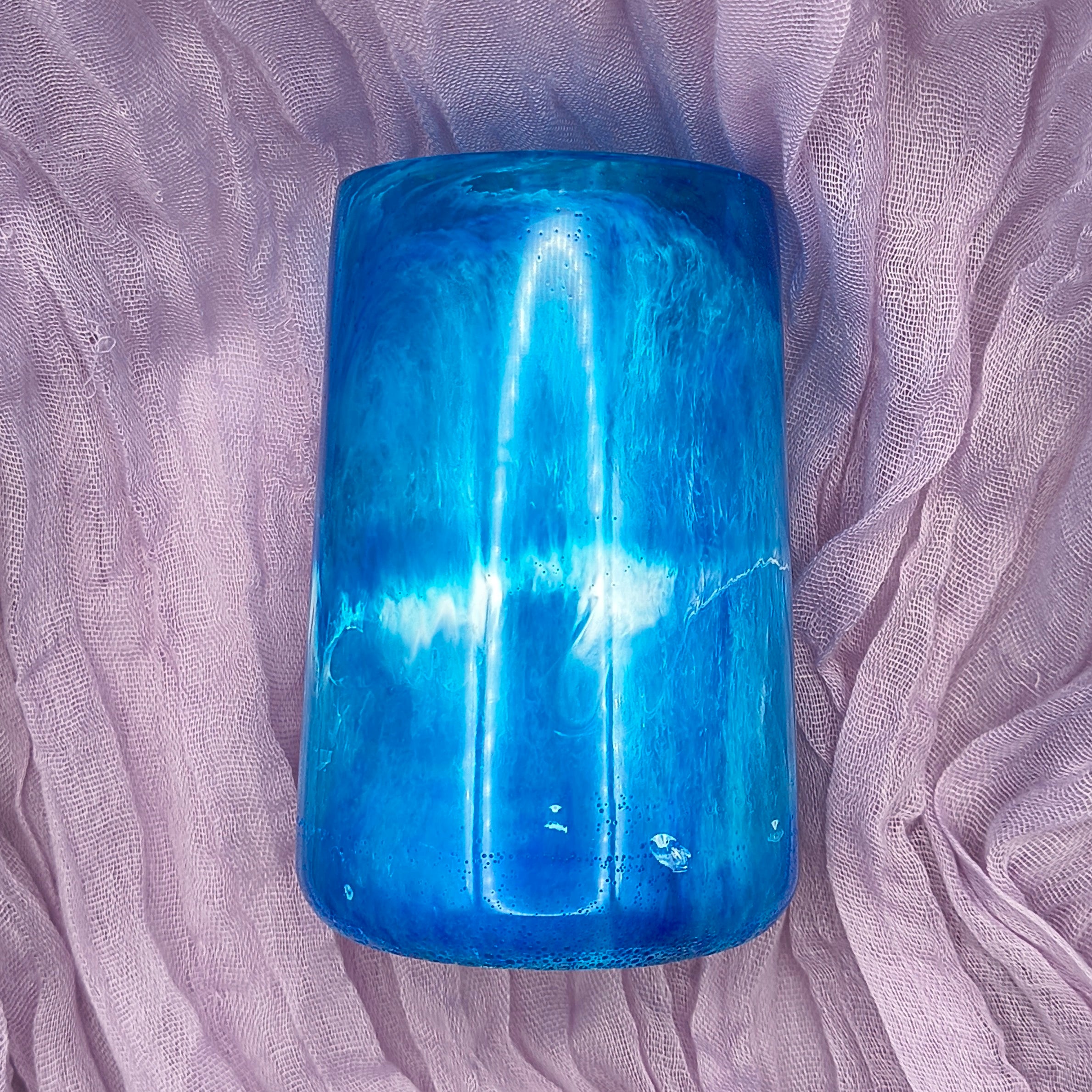 Blue Pen Holder